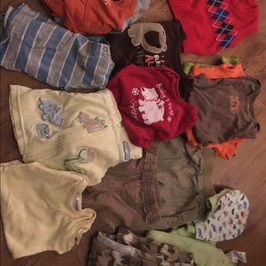 Baby boy bundle #2, 0-3 mixed variety of clothes!